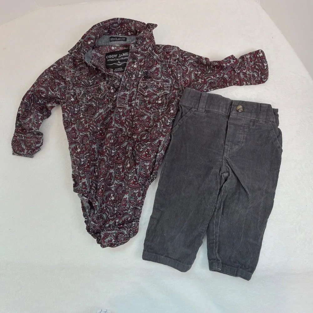 Mixed Brand Baby Boy Clothing Lot 6-9M Multicolor 13 Outfits Sleepers Set